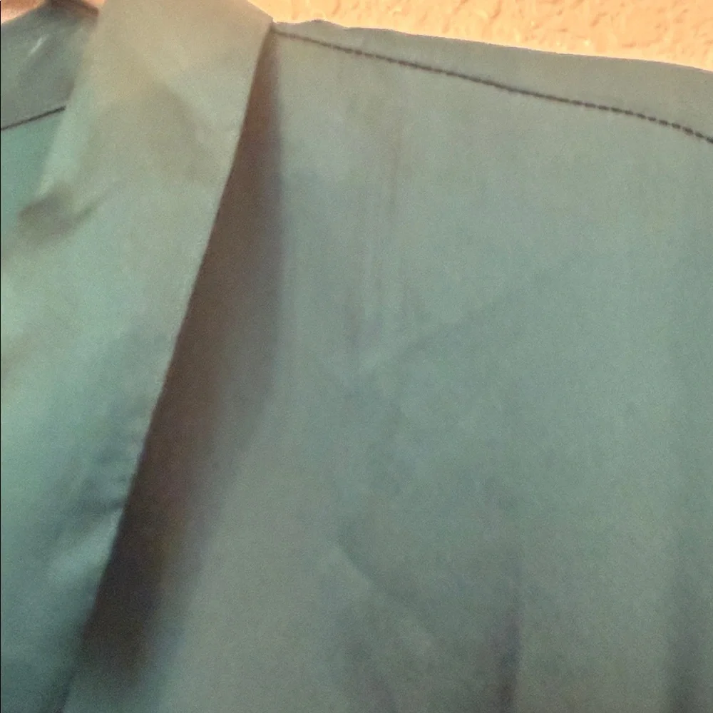 Express Deep Teal Button-Up Jumpsuit XL - Picture 8 of 12